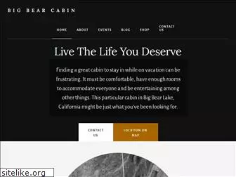 bigbearcabin.net