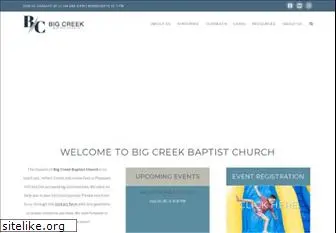 bigcreekbaptistchurch.org