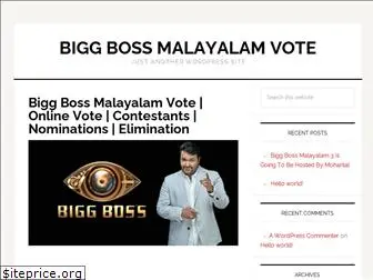 biggbossmalayalamvote.in