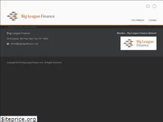 bigleaguefinance.com