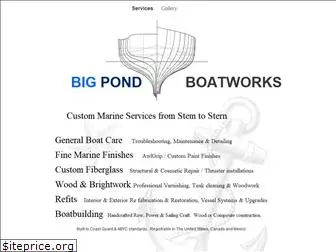 bigpondboatworks.com