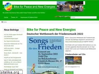 bikeforpeace.de