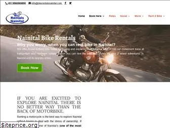 bikerentalsnainital.com