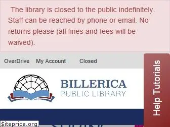 billericalibrary.org