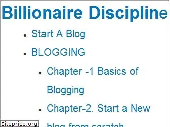 billionairediscipline.com