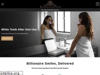 billionaireteethwhitening.com