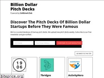 billiondollarpitchdecks.com