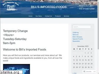 billsimportedfoods.com