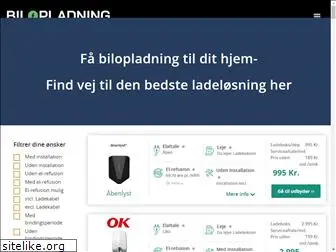 bilopladning.dk