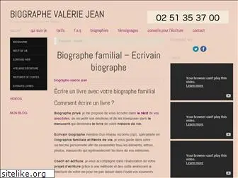 biographe-valeriejean.fr