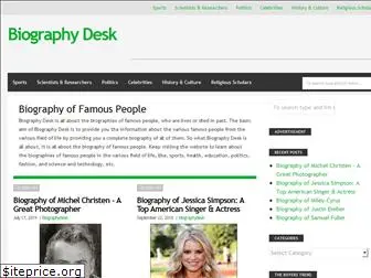 biographydesk.com