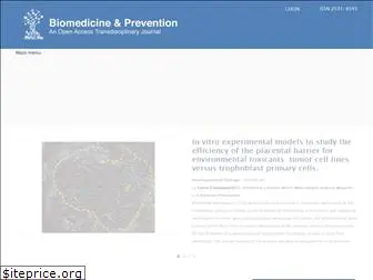 biomedicineandprevention.com
