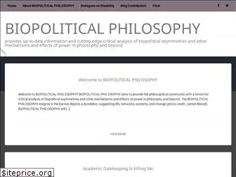 biopoliticalphilosophy.com