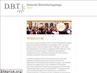 biotechnologietage.de