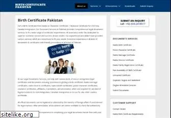 www.birthcertificatepakistan.com