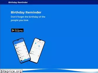 birthdayreminderapp.com