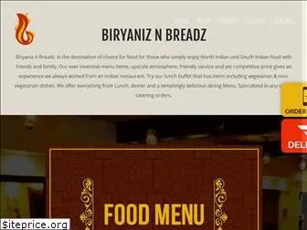 biryaniznbreadz.com