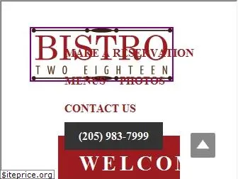 bistro218.com