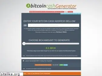 bitcoin-cash-generator.com