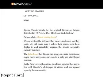 bitcoinclassic.com