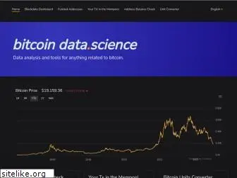 bitcoindata.science