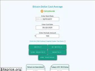 bitcoindollarcostaverage.com