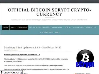 bitcoinscrypt.org