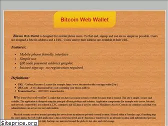 bitcoinwebwallet.com