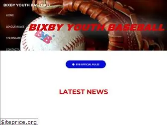 bixbyyouthbaseball.org