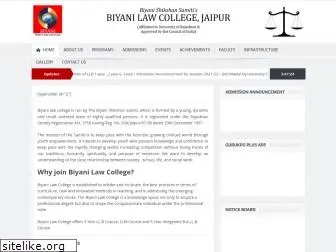 biyanilawcollege.com