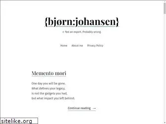 bjornjohansen.com