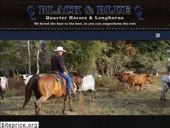 blackandbluequarterhorses.com