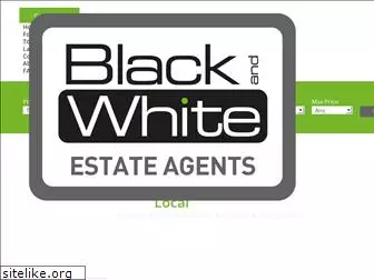 blackandwhiteestateagents.com