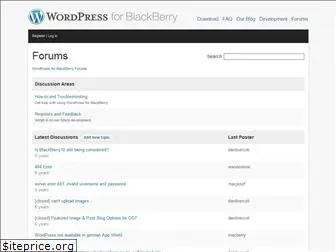blackberry.forums.wordpress.org
