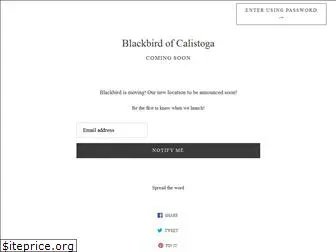 blackbirdofcalistoga.com