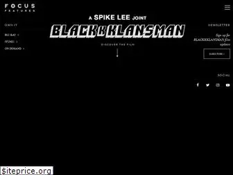 blackkklansman.com