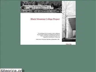 www.blackmountaincollegeproject.org