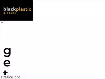 blackplasticglasses.com