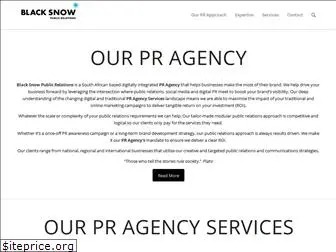 blacksnowpublicrelations.co.za