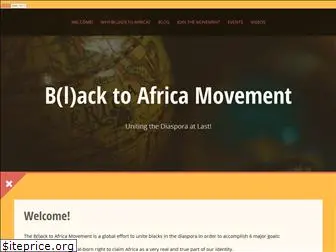 blacktoafricamovement.com