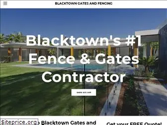 blacktowngatesandfencing.com