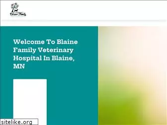 blainefamilyvet.com
