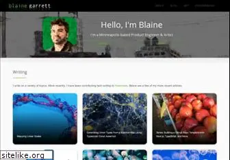 blainegarrett.com