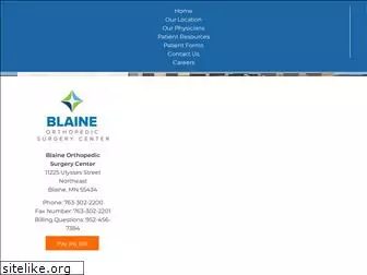 blaineorthopedicsurgerycenter.com