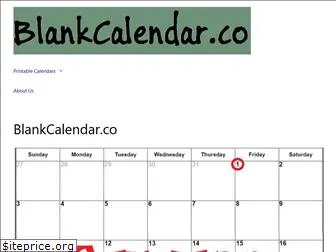 blankcalendar.co