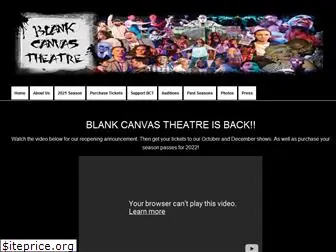 blankcanvastheatre.com