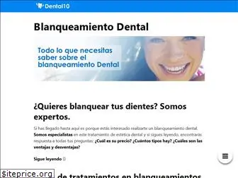 blanqueamientodental10.com