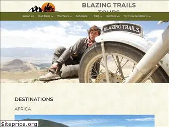 blazingtrailstours.com