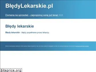 bledylekarskie.pl