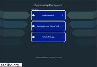 blissmassagetherapy.com